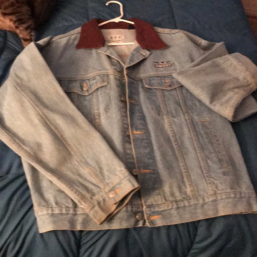 Denim button up jacket